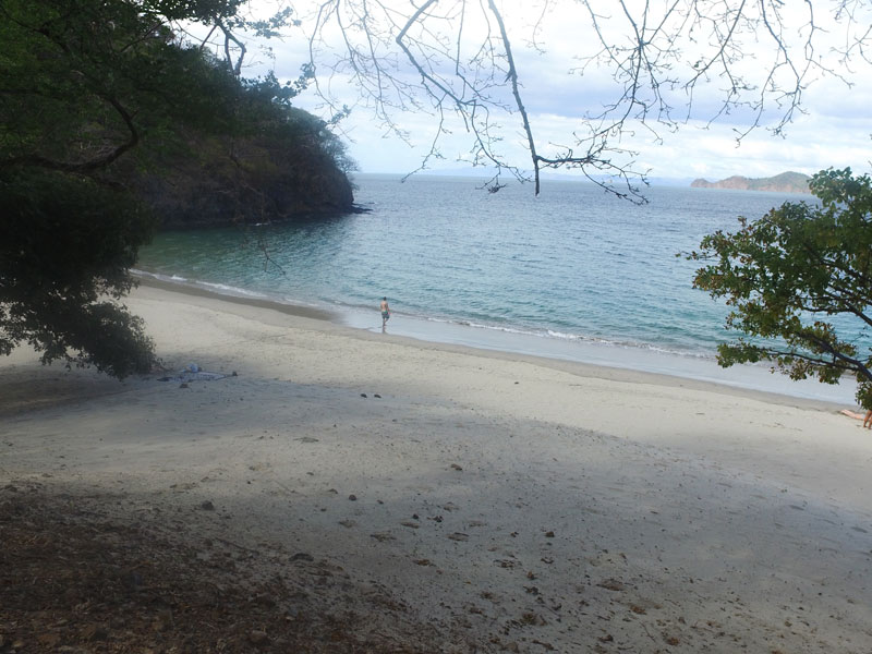 Mann am Strand
