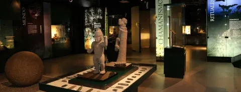 Ein Blick auf eine Statue in einem der Museen Costa Ricas